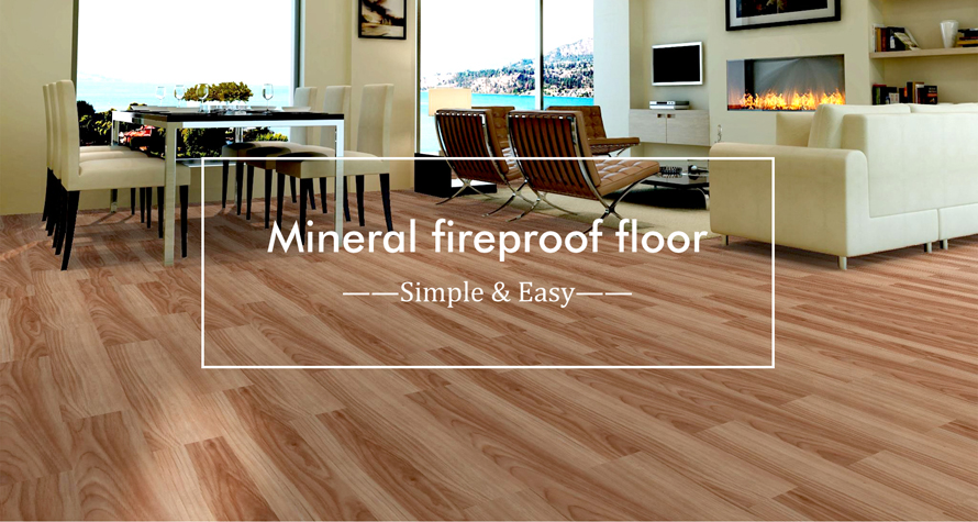 Mineral fireproof floor